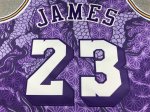 NBA 23 James Lakers The Year of the Loong Maillot Violet